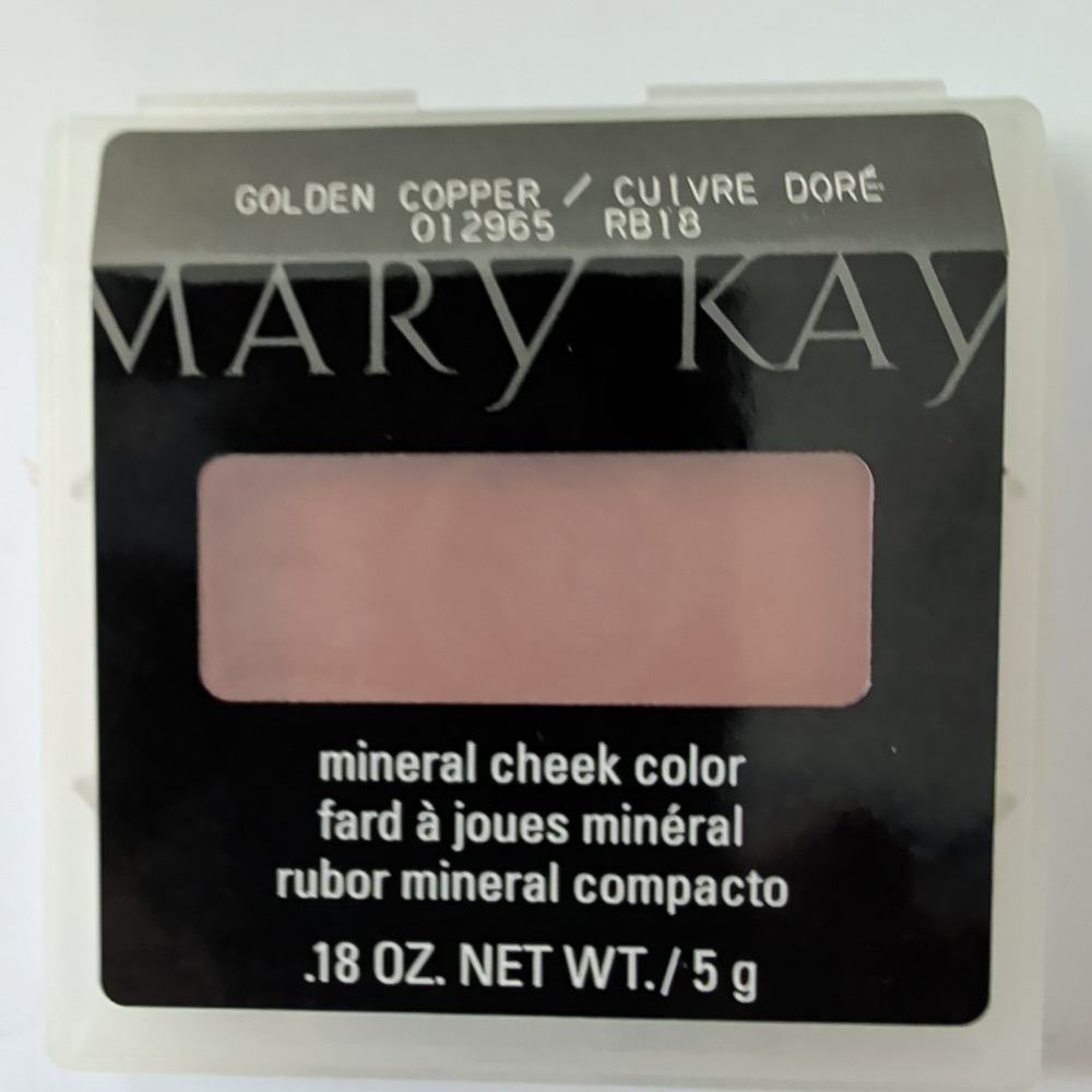Mary Kay Mineral Cheek Color Golden Copper 012965 RB18 Blush .18 oz 5g